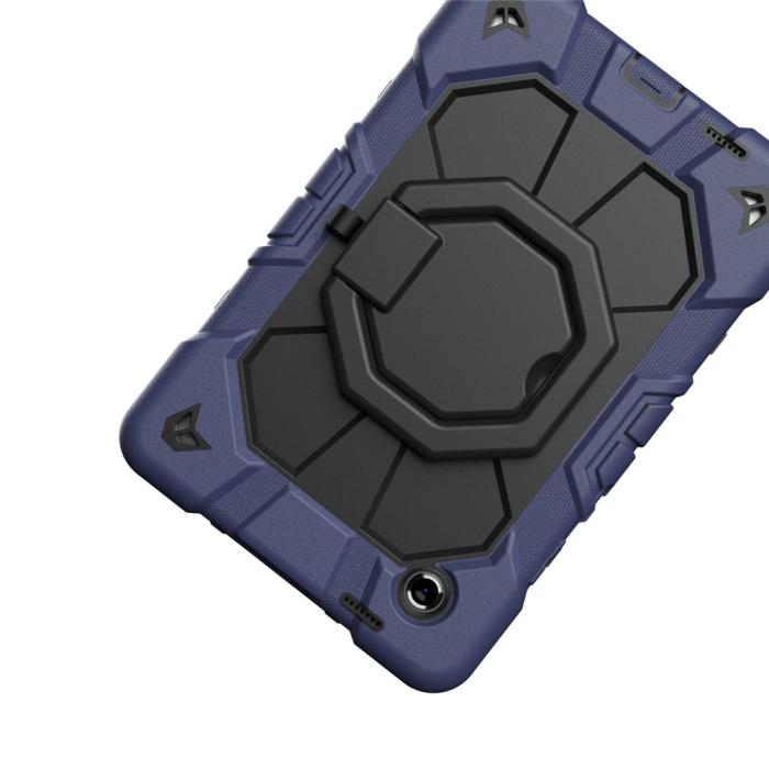 Bild 6, Galaxy Tab A11 Skal Kickstand Shockproof Mörk Blå / Svart