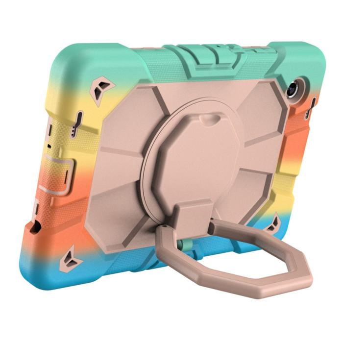 Bild 3, Galaxy Tab A11 Plus Skal Kickstand Shockproof Rainbow