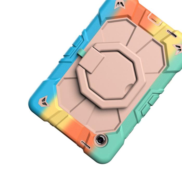 Bild 6, Galaxy Tab A11 Plus Skal Kickstand Shockproof Rainbow
