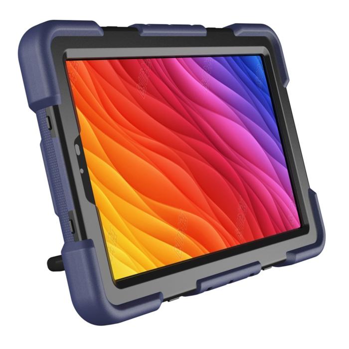 Bild 2, Galaxy Tab A11 Plus Skal Kickstand Shockproof Mörk Blå / Svart