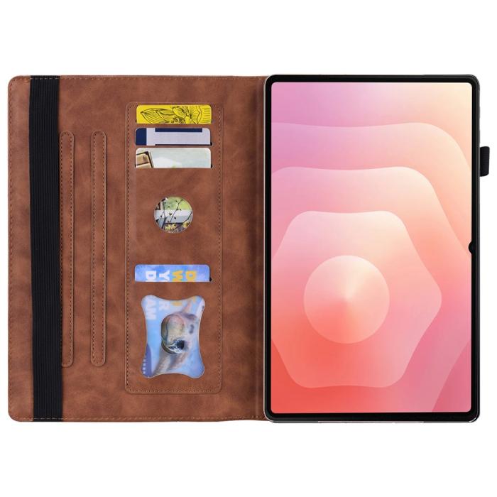 Bild 2, Samsung Galaxy Tab S11 Ultra Fodral Med Frontficka Brun