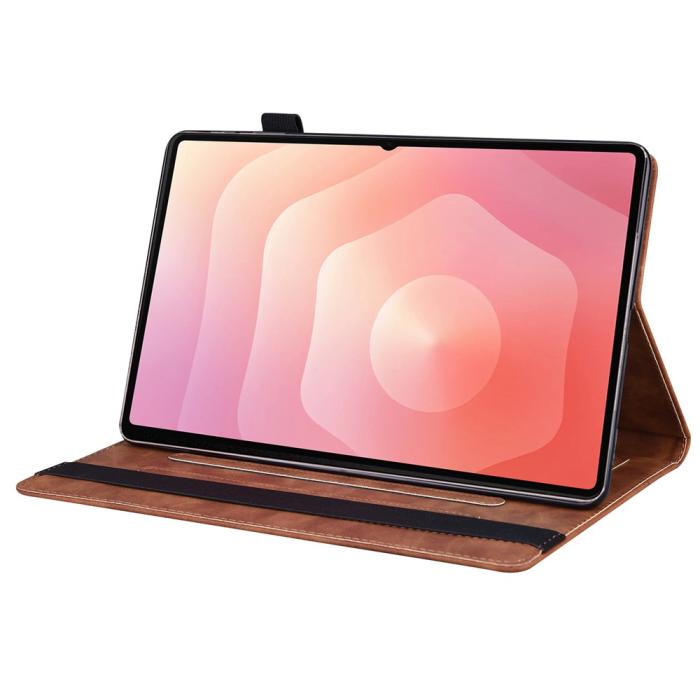 Bild 3, Samsung Galaxy Tab S11 Ultra Fodral Med Frontficka Brun