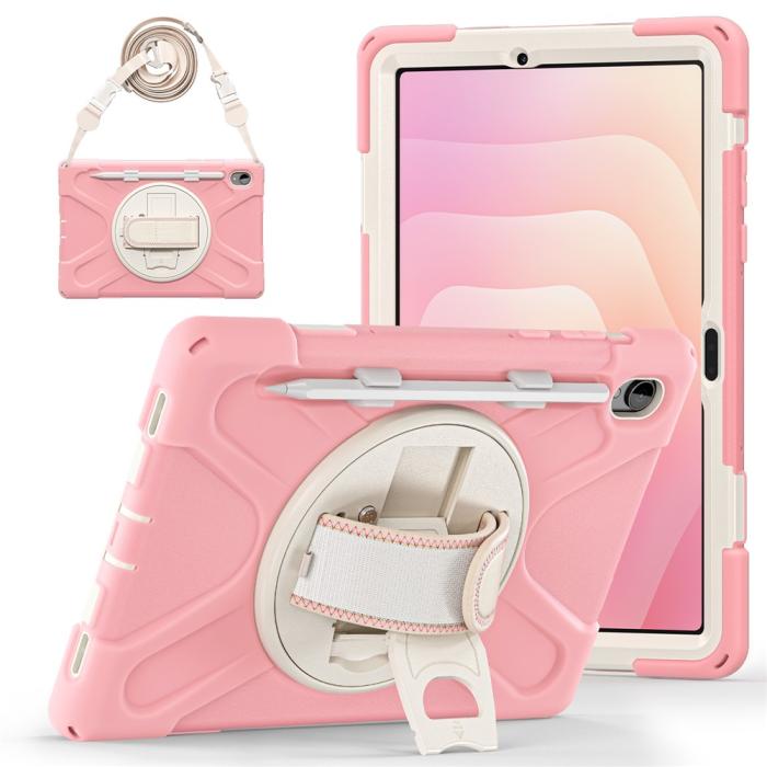 Bild 3, Samsung Galaxy Tab S11 Skal Shockproof Hybrid Kickstand Rosa