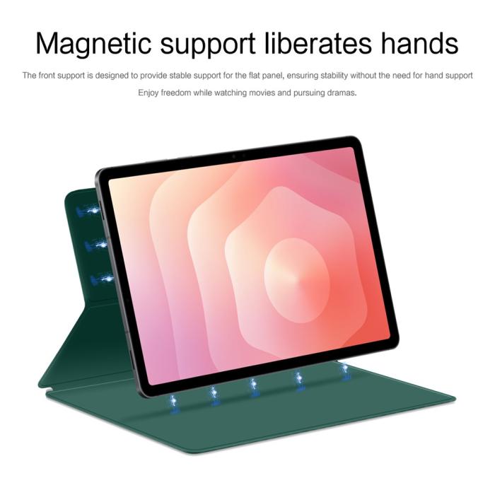 Bild 3, Samsung Galaxy Tab S11 Fodral Magnetiskt Grön