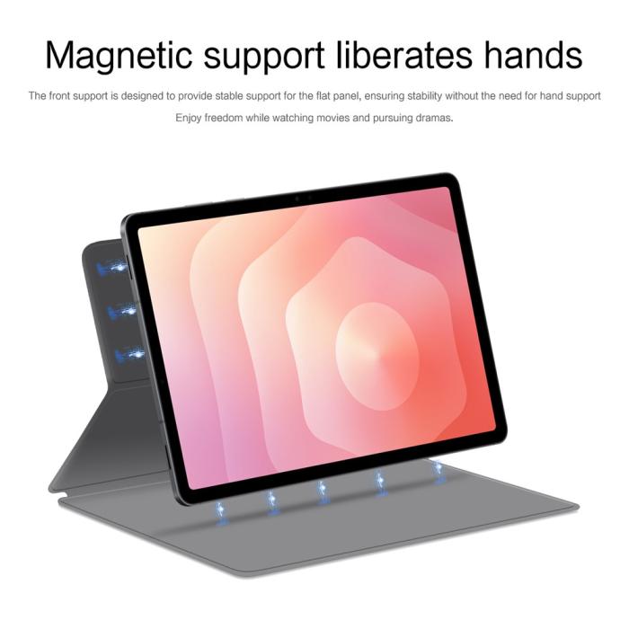 Bild 3, Samsung Galaxy Tab S11 Fodral Magnetiskt Grå