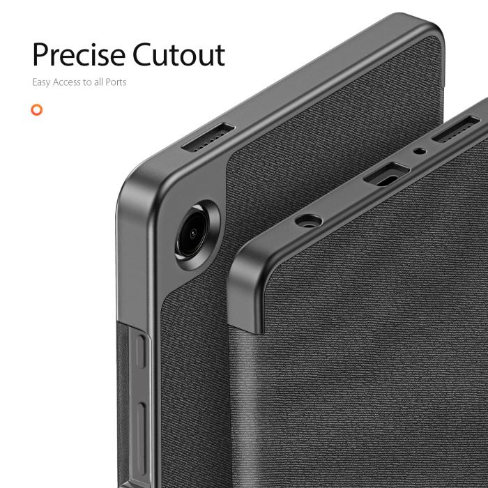 Bild 4, DUX DUCIS Galaxy Tab A11 / A9 Fodral DOMO Tri-Fold Svart