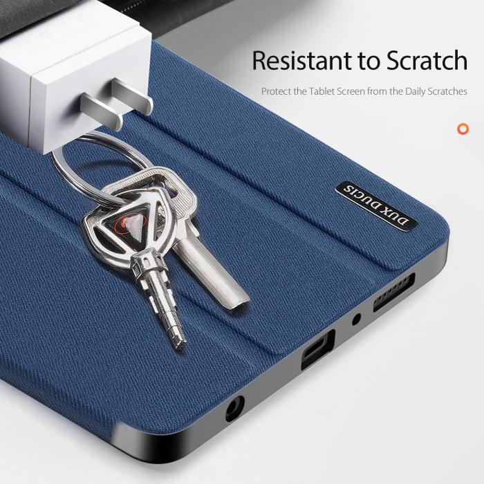 Bild 3, DUX DUCIS Galaxy Tab A11 / A9 Fodral DOMO Tri-Fold Blå