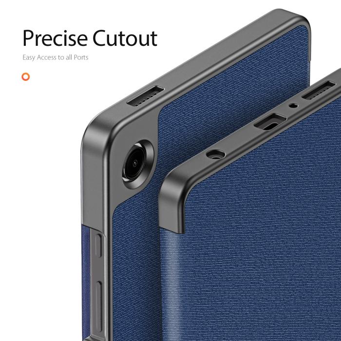 Bild 4, DUX DUCIS Galaxy Tab A11 / A9 Fodral DOMO Tri-Fold Blå