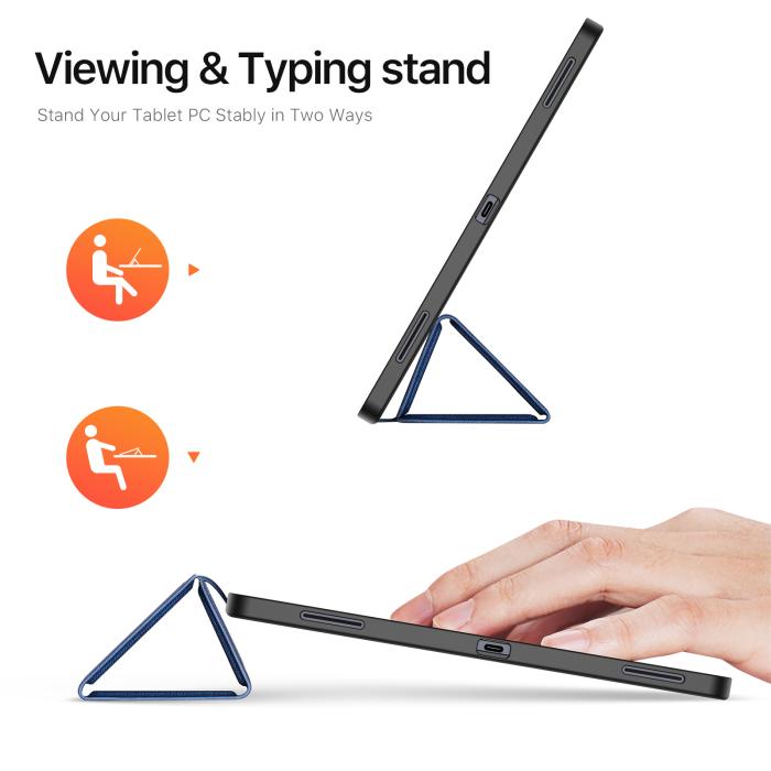 Bild 2, DUX DUCIS Galaxy Tab S11 Ultra Fodral DOMO Tri-Fold Blå