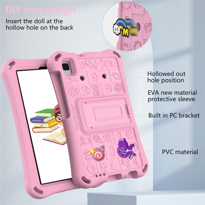 Bild 4, Galaxy Tab A11 / A9 / A7 Lite / A 8.0 Skal EVA Kickstand Rosa