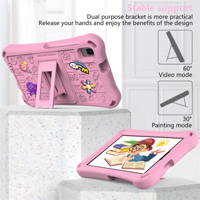 Bild 5, Galaxy Tab A11 / A9 / A7 Lite / A 8.0 Skal EVA Kickstand Rosa