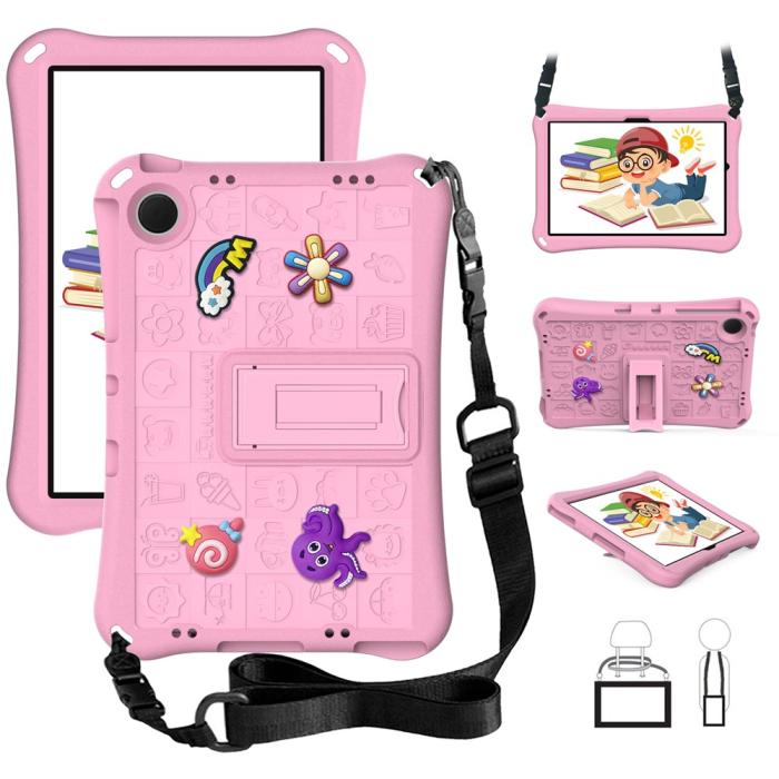Bild 3, Samsung Galaxy Tab A11 Plus / A9 Plus Skal EVA Kickstand Rosa