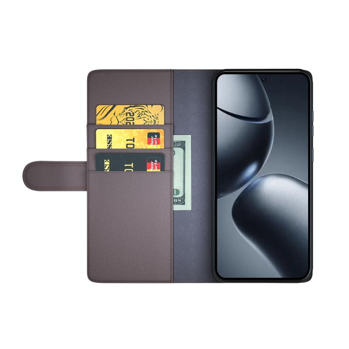 Bild 4, Xiaomi 15T Pro Fodral Premium Äkta Läder Brun