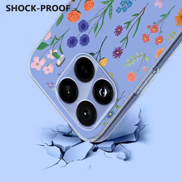 Bild 3, Xiaomi 15T Pro Skal Med Tryck Blommor