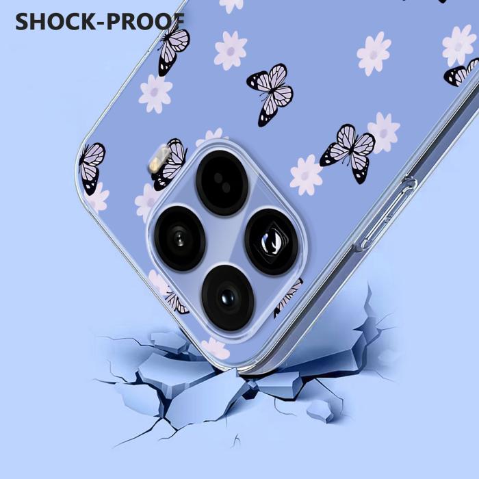 Bild 3, Xiaomi 15T Pro Skal Med Tryck Fjärilar