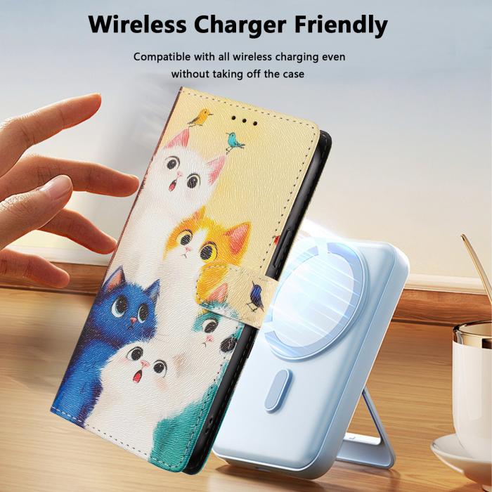 Bild 5, Xiaomi 15T Pro Fodral Med Tryck Katter