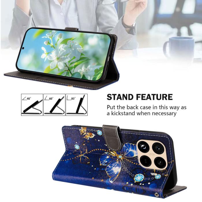 Bild 2, Xiaomi 15T Pro Fodral Med Tryck Fjäril