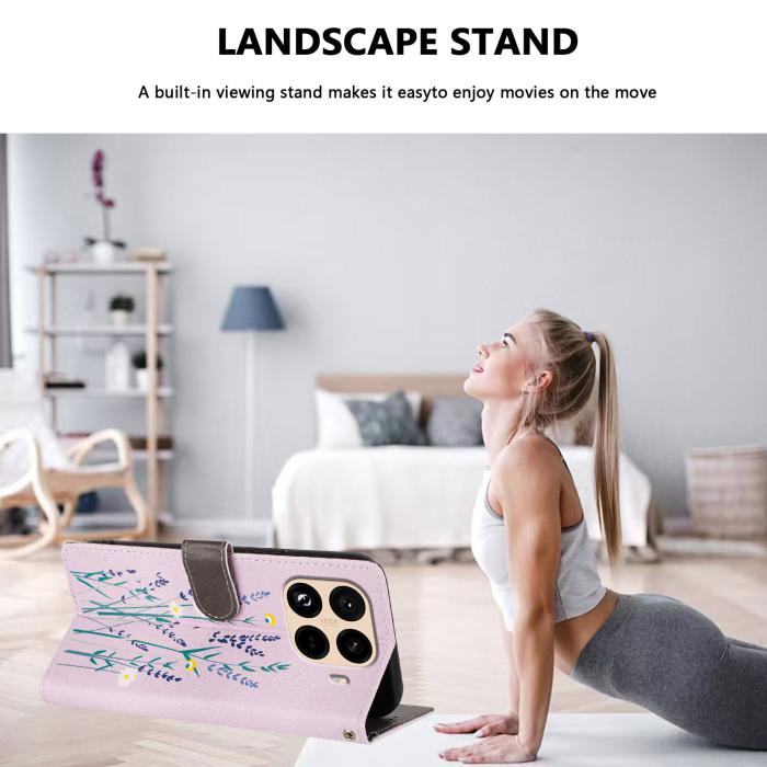 Bild 3, Xiaomi 15T Pro Fodral Med Tryck Lavender Lila