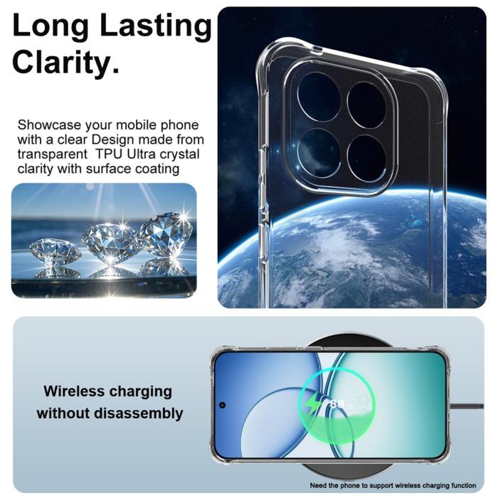 Bild 5, IMAK Xiaomi 15T Skal Airbag Shockproof Transparent