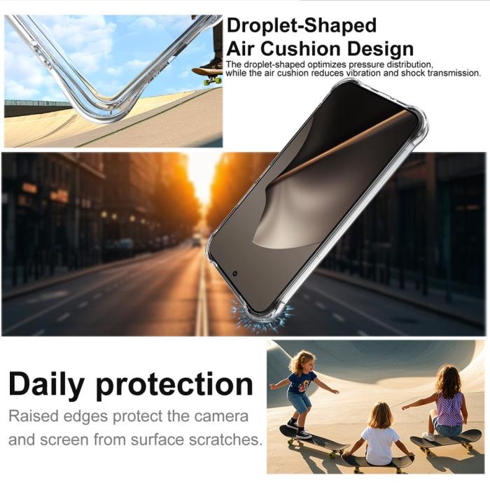 Bild 3, IMAK Xiaomi 15T Pro Skal Airbag Shockproof Transparent