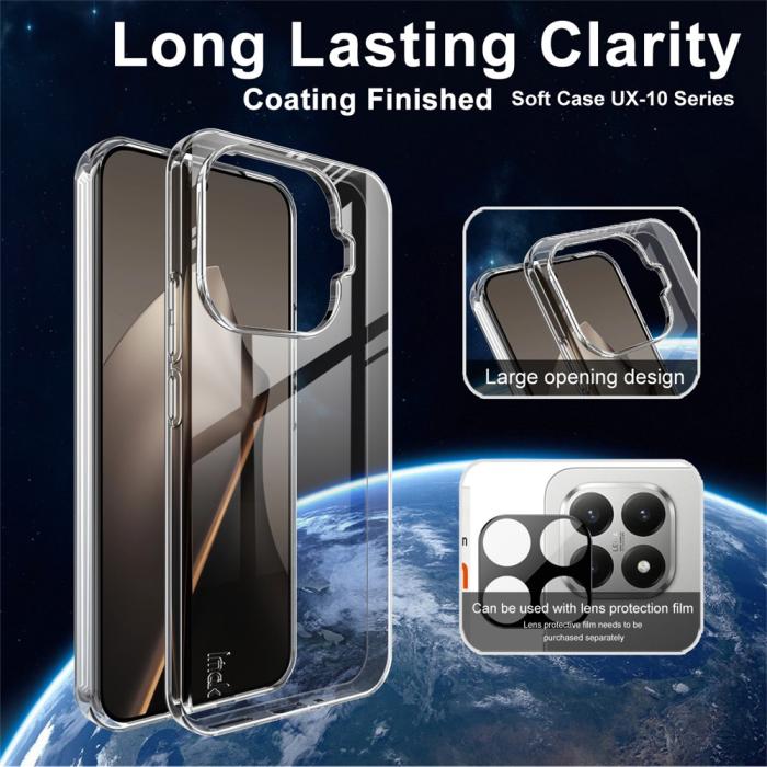 Bild 2, IMAK Xiaomi 15T Pro Skal Soft TPU Transparent