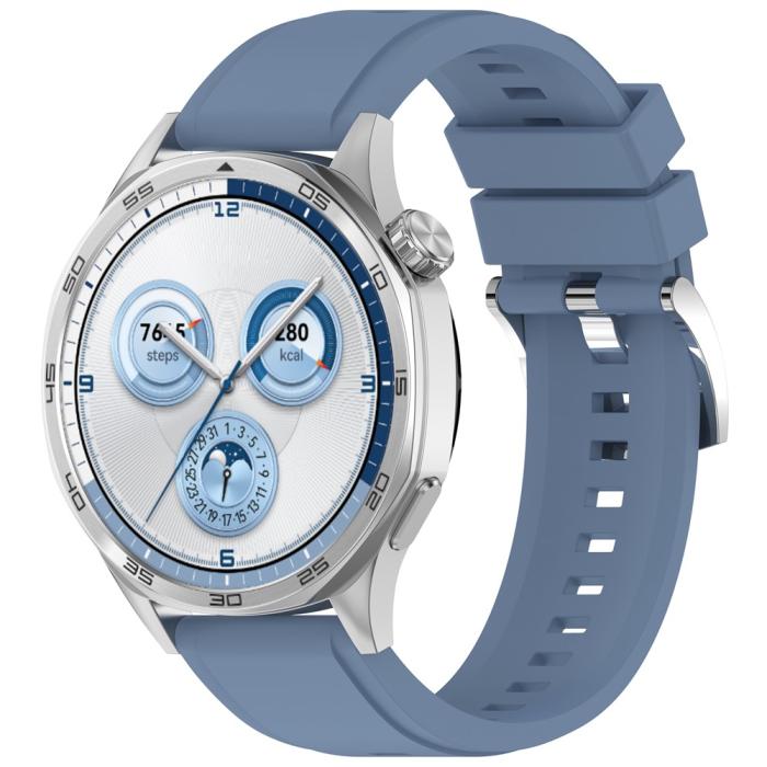 Bild 3, Klockarmband 22 mm Quick Release Silikon Blå