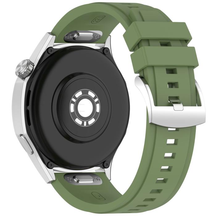 Bild 1, Klockarmband 22 mm Quick Release Silikon Grön