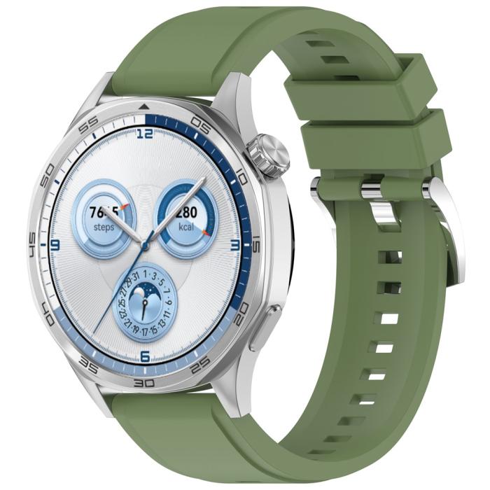 Bild 3, Klockarmband 22 mm Quick Release Silikon Grön