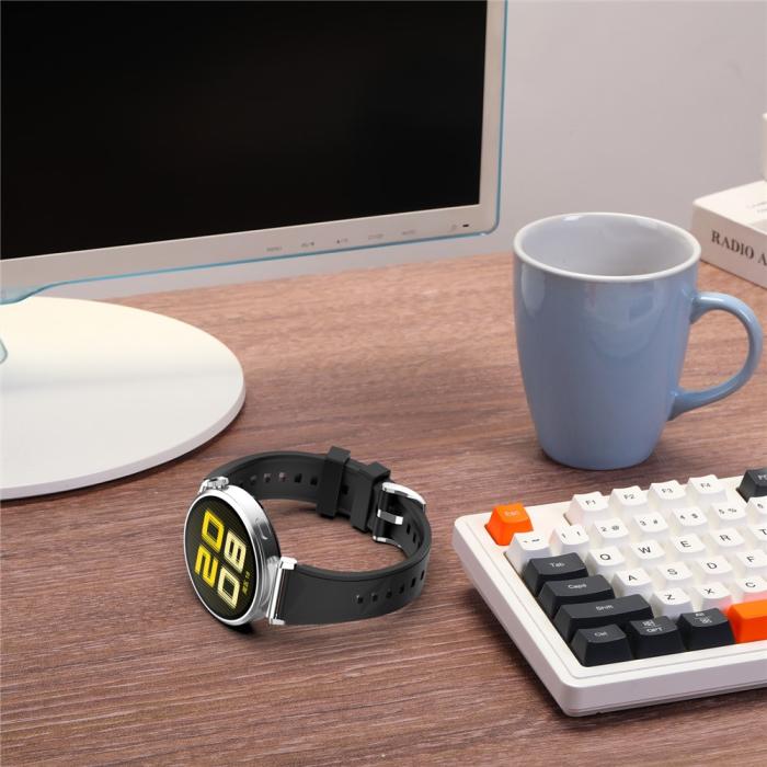 Bild 6, Huawei Watch GT 6/5/4 41 mm/5 Pro 42 mm Armband Silikon Svart