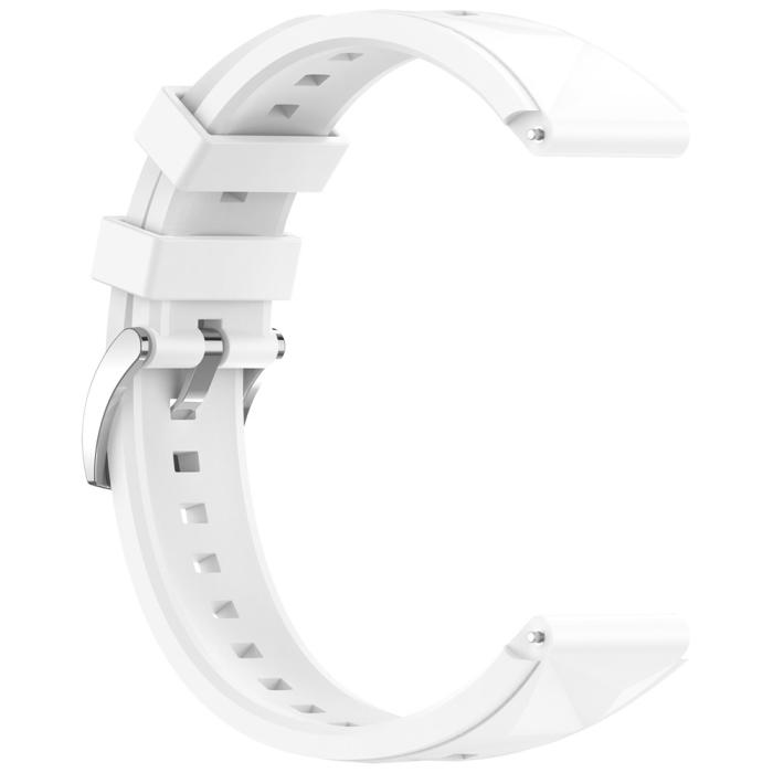 Bild 4, Huawei Watch GT 6/5/4 41 mm/5 Pro 42 mm Armband Silikon Vit