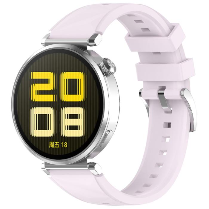 Bild 3, Huawei Watch GT 6/5/4 41 mm/5 Pro 42 mm Armband Silikon Lila