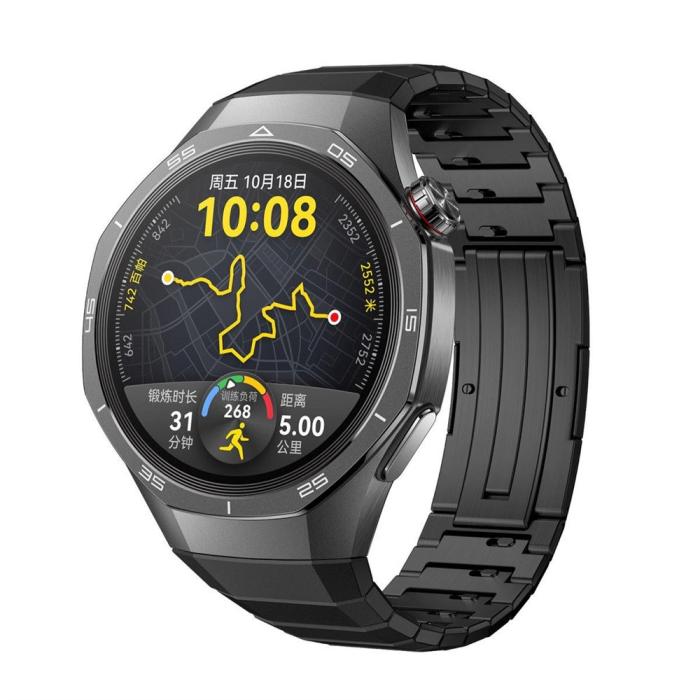 Bild 2, Huawei Watch GT 6 46 mm Armband Rostfritt Stål Svart