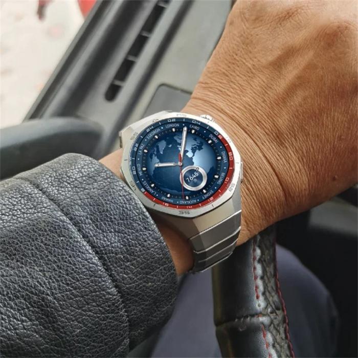 Bild 5, Huawei Watch GT 6 46 mm Armband Rostfritt Stål Grå