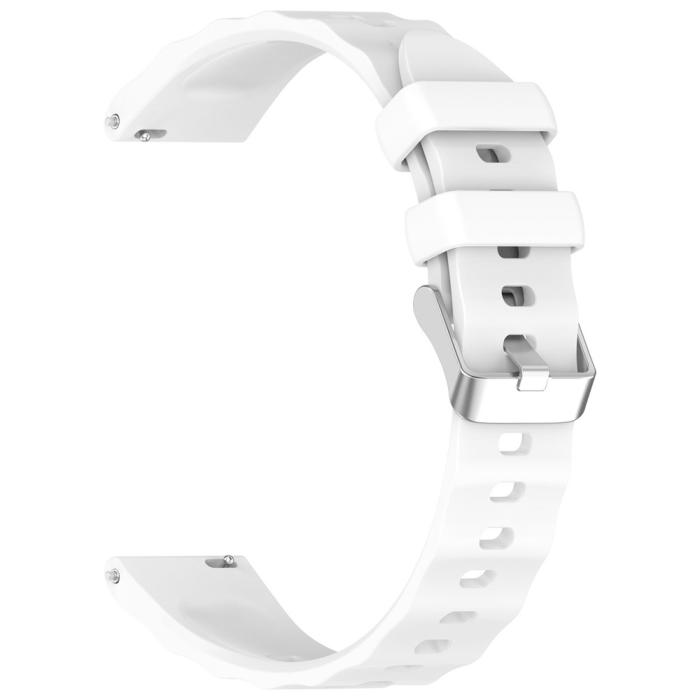 Bild 2, Huawei Watch GT 6 41 mm / 5 Pro 42 mm Armband Silikon Vit