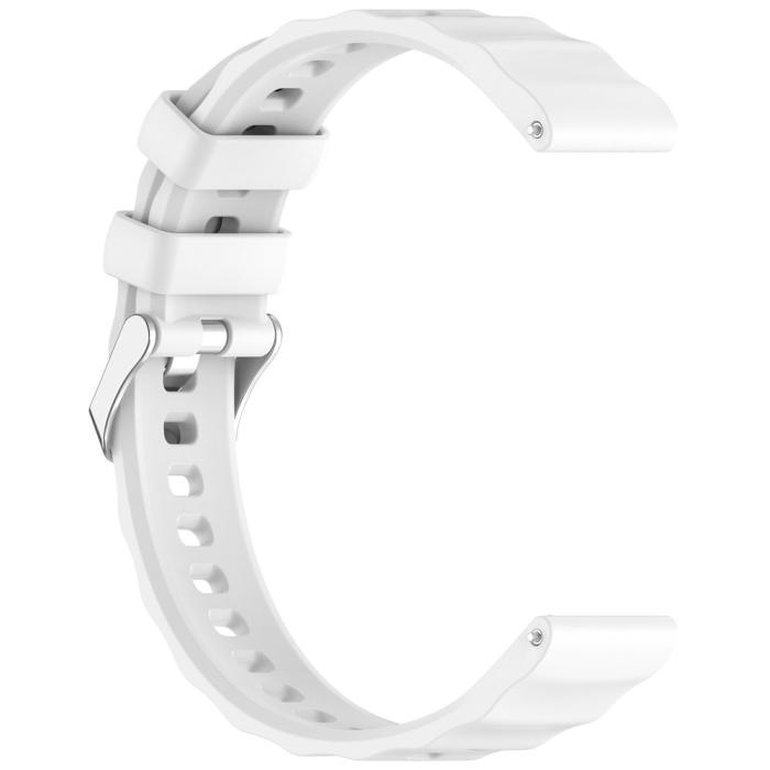 Bild 3, Huawei Watch GT 6 41 mm / 5 Pro 42 mm Armband Silikon Vit