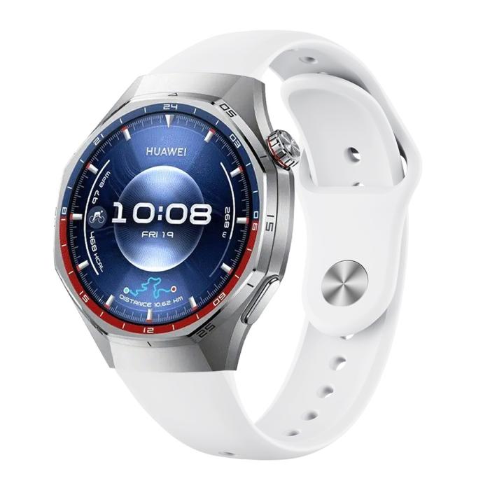 Bild 2, Huawei Watch GT 6 Pro 46 mm Armband Silikon Vit