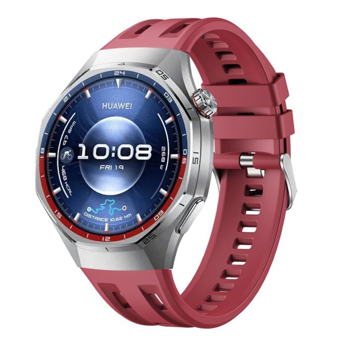 Bild 2, Huawei Watch GT 6 Pro 46 mm Armband FlexSilicone Vinröd