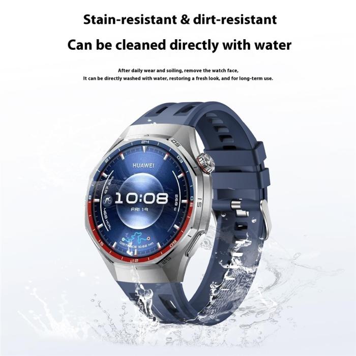 Bild 5, Huawei Watch GT 6 Pro 46 mm Armband FlexSilicone Vinröd