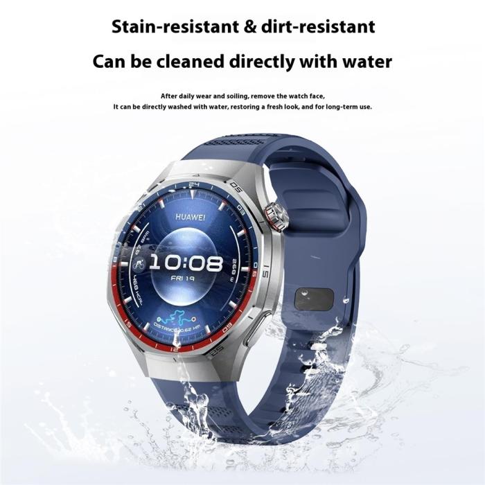 Bild 6, Huawei Watch GT 6 Pro 46 mm Armband AeroSilicone Vinröd