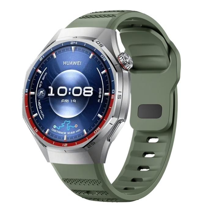 Bild 3, Huawei Watch GT 6 Pro 46 mm Armband AeroSilicone Grön