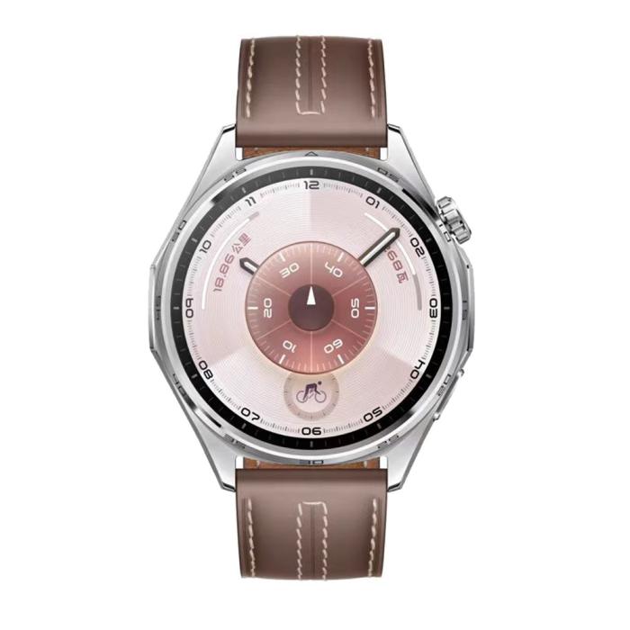 Bild 2, Klockarmband 22 mm Äkta Läder Mörk Brun