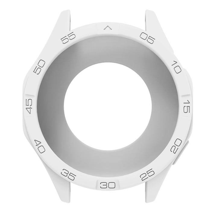 Bild 2, Huawei Watch GT 6/5/4 46 mm Skal Silikon Vit