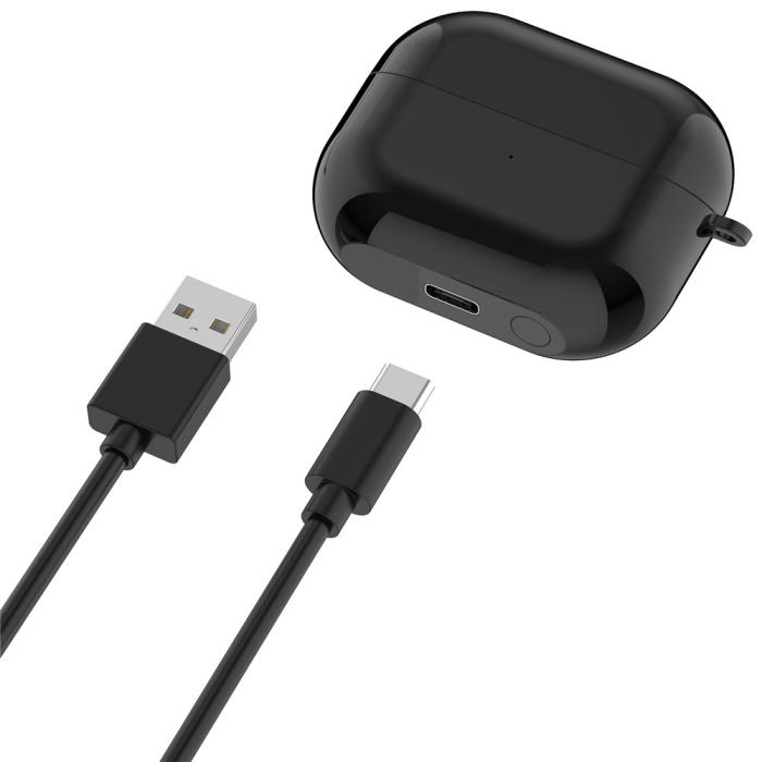 Bild 4, Samsung Galaxy Buds 3 Trådlöst Laddningsfodral Svart