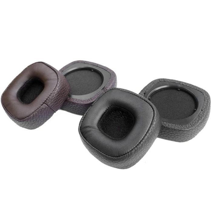 Bild 5, Öronkuddar För Marshall Major III Läder Svart