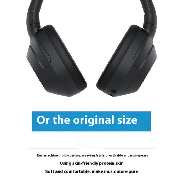 Bild 2, Öronkuddar För Sony ULT Wear WH-ULT900 Läder Svart