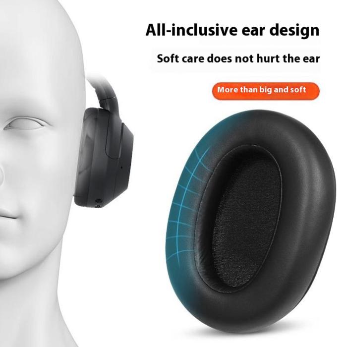 Bild 5, Öronkuddar För Sony ULT Wear WH-ULT900 Läder Svart