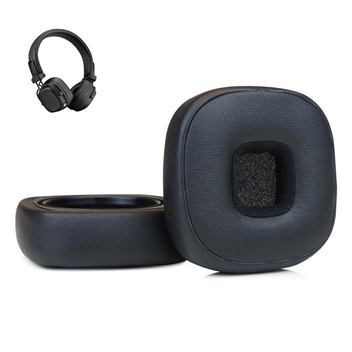 Bild 2, Öronkuddar För Marshall Major V Läder Svart