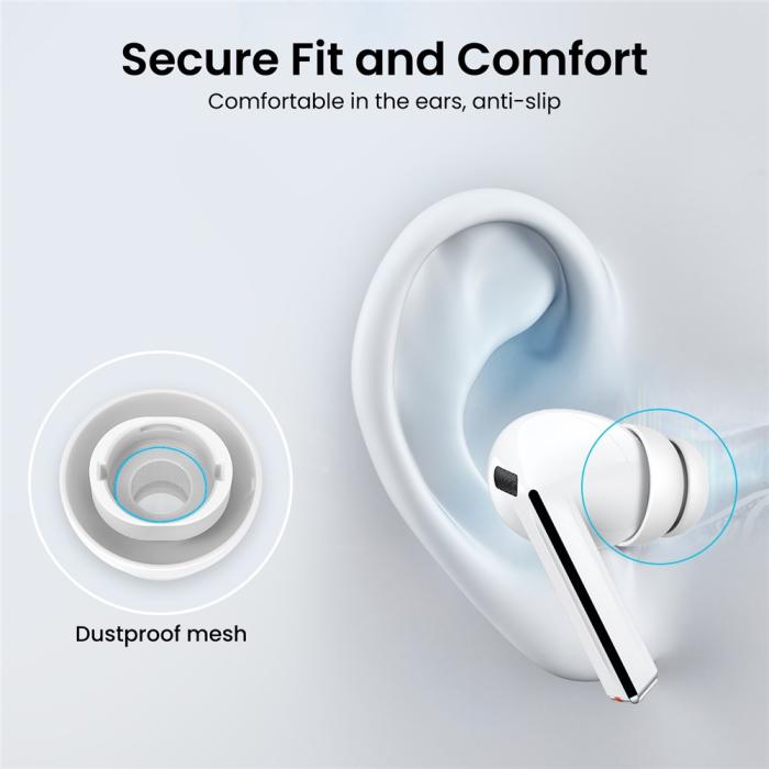 Bild 3, AHASTYLE 3-PACK Öronpluggar För Galaxy Buds 3 Pro Vit