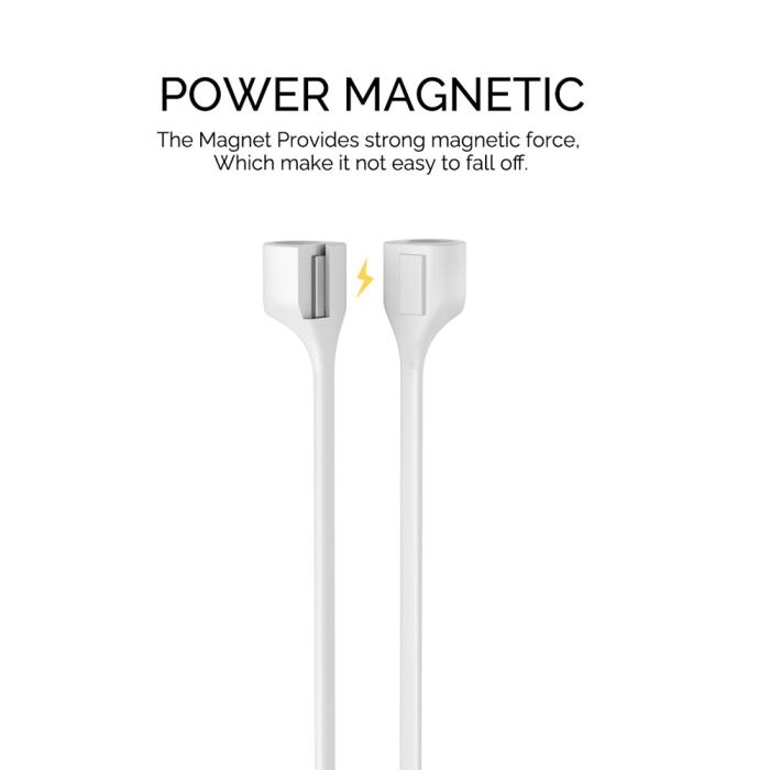 Bild 4, AHASTYLE AirPods Strap Halsrem Silikon Vit