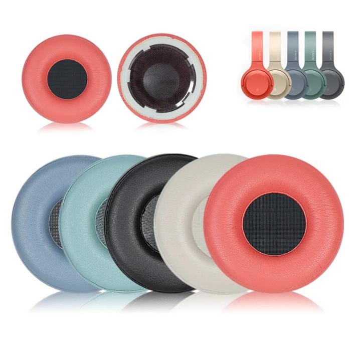 Bild 3, Öronkuddar För Sony WH-H800 Läder Svart